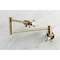 Kingston Brass KS4103BX Wall Mount Pot Filler, Antique Brass KS4103BX - alternate 3